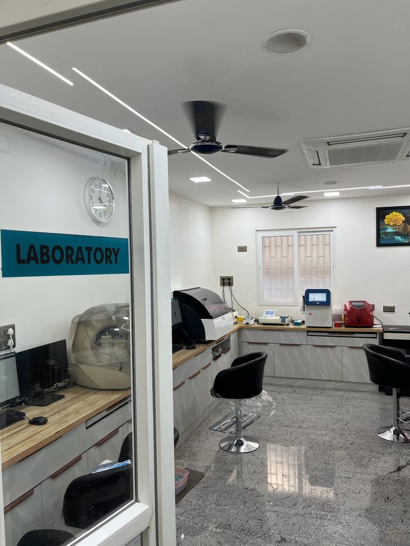 Entrance to National Lab's laboratory floor in Narimedu, Madurai